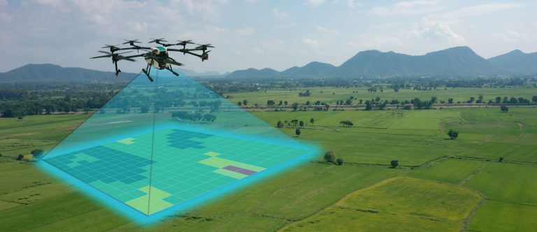 photo of large drone