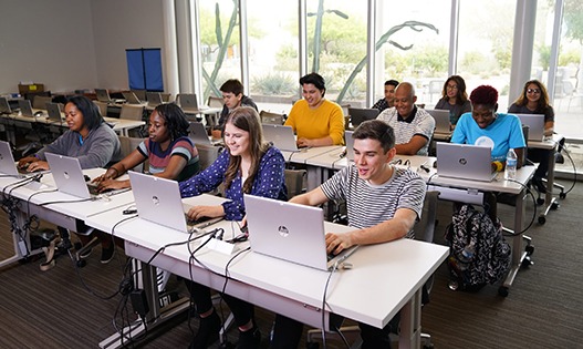 students in classroom